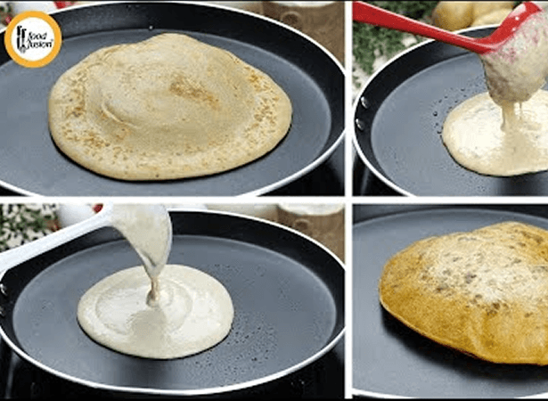 Liquid Dough Paratha 2 new ways in under 10 mins (no kneading) Recipe by Food Fusion