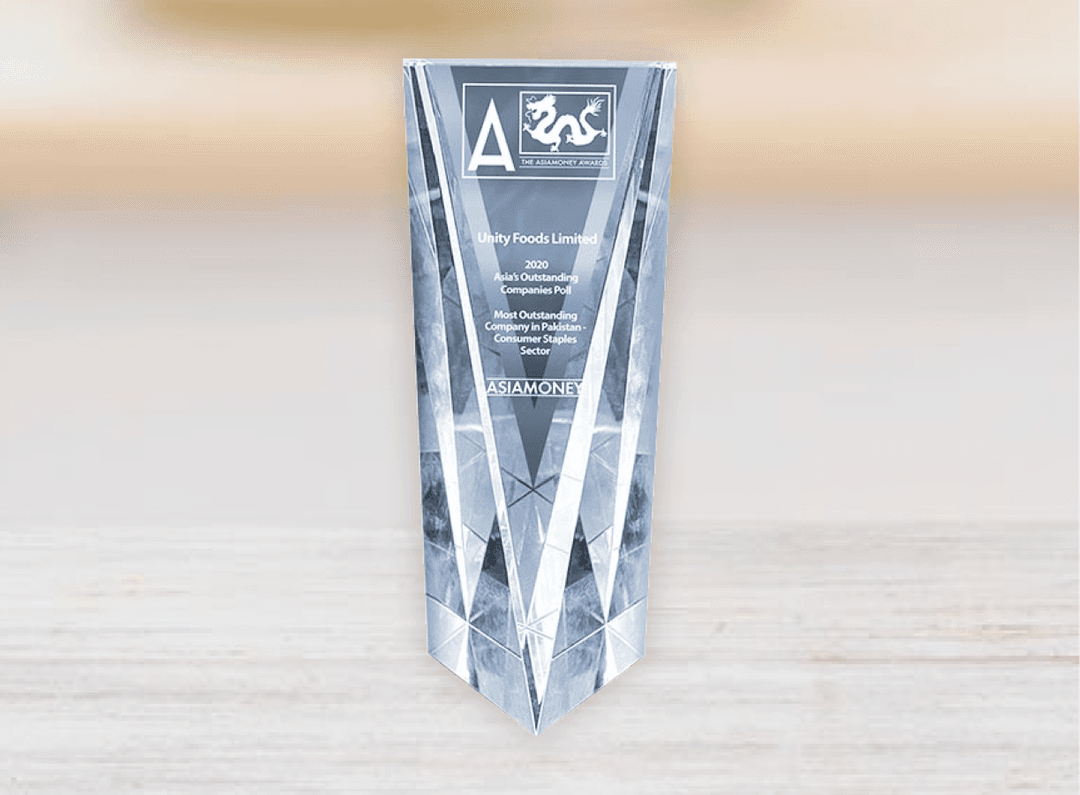 Most Outstanding Company in Pakistan – Consumer Staples Sector of the Year 2020
